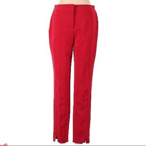 BCBGMaxazria red dress pants size 6